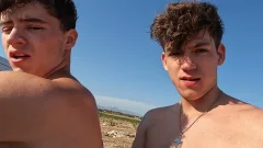 Breeding hard cum dumps inside his asshole
