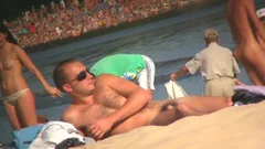 SPYING ON naked males AT THE NUDIST BEACH VOL 2