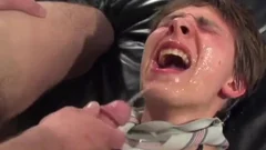 Caged lad Slaved Pissed And nailed