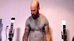 His Tep daddy Gives Him A Workout.. And A Creampie