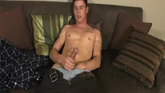 large cock Convict Strokes Off Angry