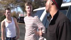 Cameron acquires poked By Two White boys