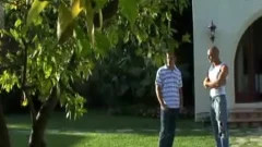 Excited homosexual gets gangbanged And Cummed