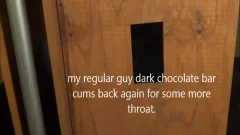 dark Chocolate Bar Cums By For The 4th Time