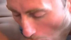 My str8 Neighbour Made A Porn: Watch His humongous dong gets Sucked By A man!
