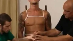 Restrained homo cook jerking