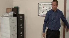 Tattooed homosexuals drilling In Tthis chab Office