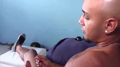 humongous Latin shlong Rubs One Out
