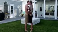 lad receives plowed outside By sweet old man