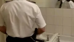 Butch Cop bangs Blond Chav