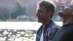 Brandon in tandem with Carter cumshot