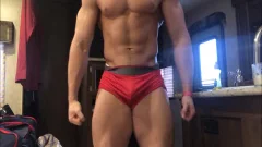 Bodybuilder scene