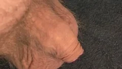 Masturbating scene