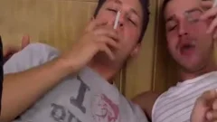 Austin Ried And Wesley Marks Are Enjoying Their Cigarettes
