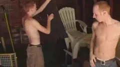 Redheaded twinks suck And hammer