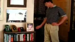 Two Male Hunks Please Each Other With A bj
