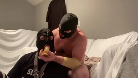 Sloppy throat For Alpha, Christmas Load For Faggot