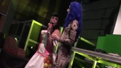 homosexual DJ slamming while Playing Music