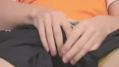 teen non-professional Leon Houston Jacks Off