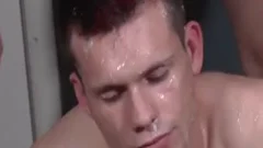 Cthis guyck homosexual get Bukkake During orgy
