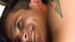 two delightsome homosexual Males suck Each Others big dicks For sperm