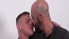 White daddy pokes White twink
