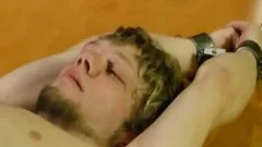 Twink receives bondage