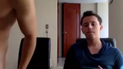 Young couple rushes hard nailining