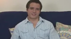Masturbation beside twink boy