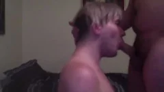 getting poked, sucking Some dong, And getting A nice Facial