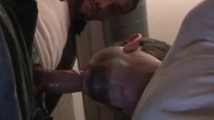 Straight men have a pleasure Fag Service