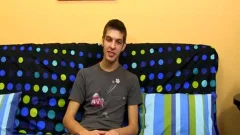 kinky brunette hair Max Morgan Interview Then Jerking Session - BoyFriendTVcom
