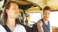 Surfer threesome