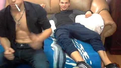 2 stylish bisex Romanian boys With good penises &amp; wild buttholes On web camera.