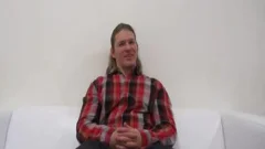 Very nice Czech guy masturbation at the castings