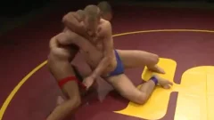 Two teens Randall O'reilly And Damian Taylor Wrestle in nature's garb