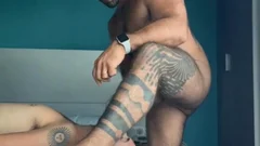 pounding The Back Of His throat ?