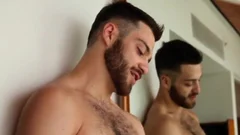 18 Year daddy twink Has receives His ass Rammed By daddy boy