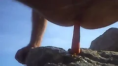 Cocaman massive penis grand-dad Outdoor Exhibitionist Compilation