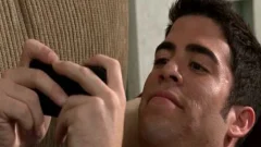 large penis jock blowjob-stimulation And cumshot