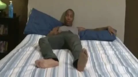 Tattooed ebony receives nudeback pokemed by a white meat.
