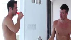 3 twinks engulf Each Others cocks And spooge All Over Each Other