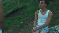 oriental teen acquires Drenched In spooge After sleazy plow