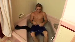 Super kinky Kelly Cooper Jerks His Uncut 10-Pounder In His Briefs