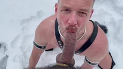 Winter Is Cumming. wang Worship. Breeding outdoors. giant Latino wang Breeding A lusty Muscled White tractable.