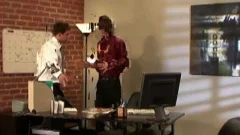 tight homosexuals hammering In The Office At Work