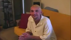 stunning blonde Hunk Jerks Off giant penis