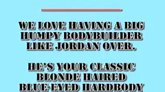 filthy blonde cock Muscle boy wanks It