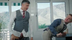 Young Colleague Submits to Senior Seduction