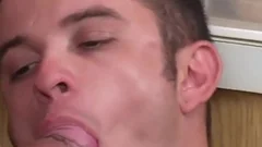 hunk chap has his way with his friend